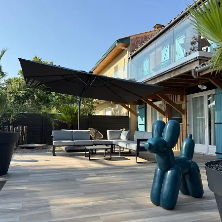 Claouey Jane 1ère Ligne Vue Bassin&spa Villa *