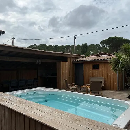 Claouey Jane 1ère Ligne Vue Bassin&spa Villa Lège-Cap-Ferret